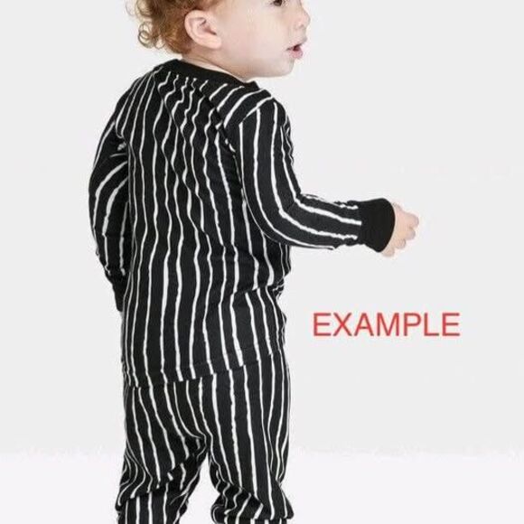 NEW Disney 2pc Baby Jack Skellington Nightmare Before Christmas Pajamas - Picture 7 of 7